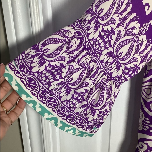 NWT Babydoll boho flowy mini dress made in Italy - Picture 6 of 11